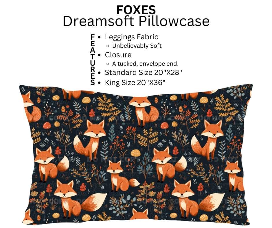 Foxes Dreamsoft Pillowcase