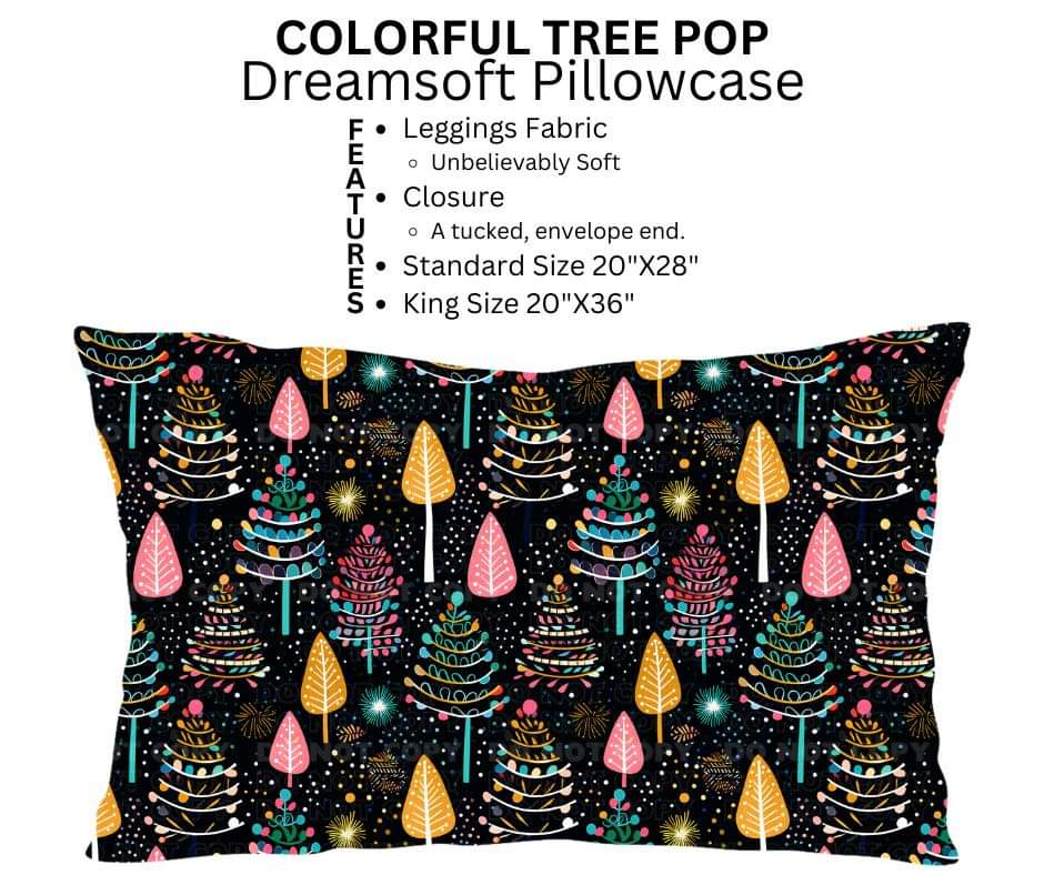 Colorful Tree Pop Dreamsoft Pillowcase