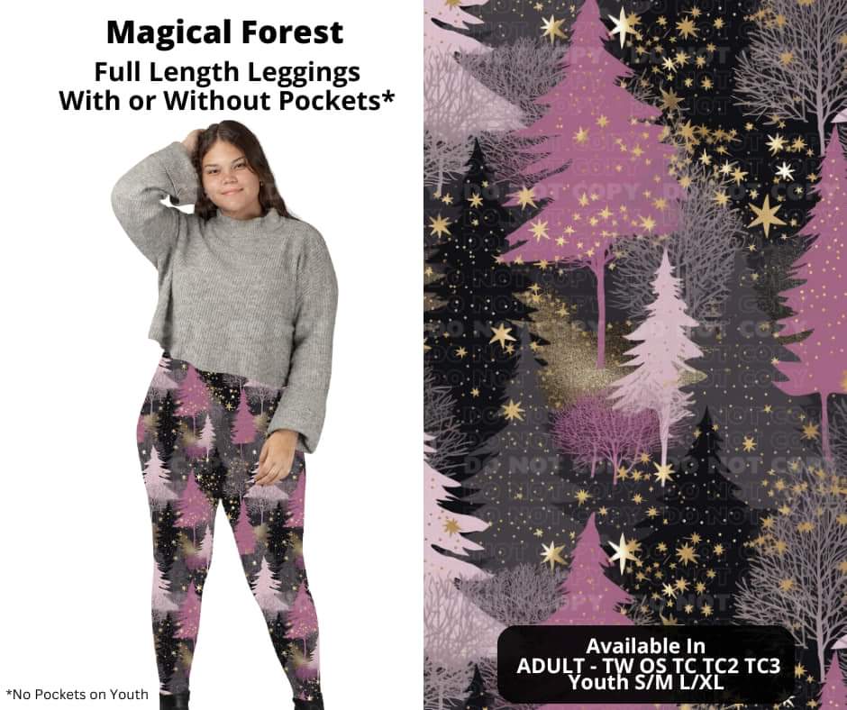 Magical Forest Full Length Leggings w/ Pockets