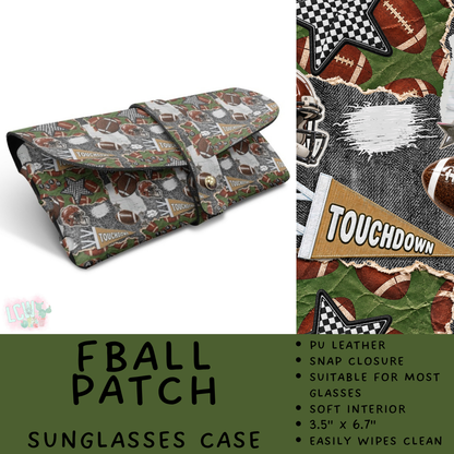 Batch #609 - Travel Collection 2 - Closes 11/6 - ETA early Jan - FBall Patch Sunglasses Case