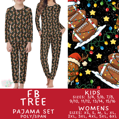 Batch #584 - Christmas Family Pajamas - Closes 9/11 - ETA mid Nov - FB Tree Womens & Kids Pajama Set