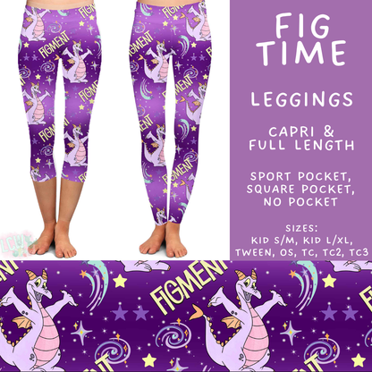 Batch #594 - Magical Faves 25 - Closes 10/5 - ETA early Dec - Fig Time Full and Capri Length Leggings
