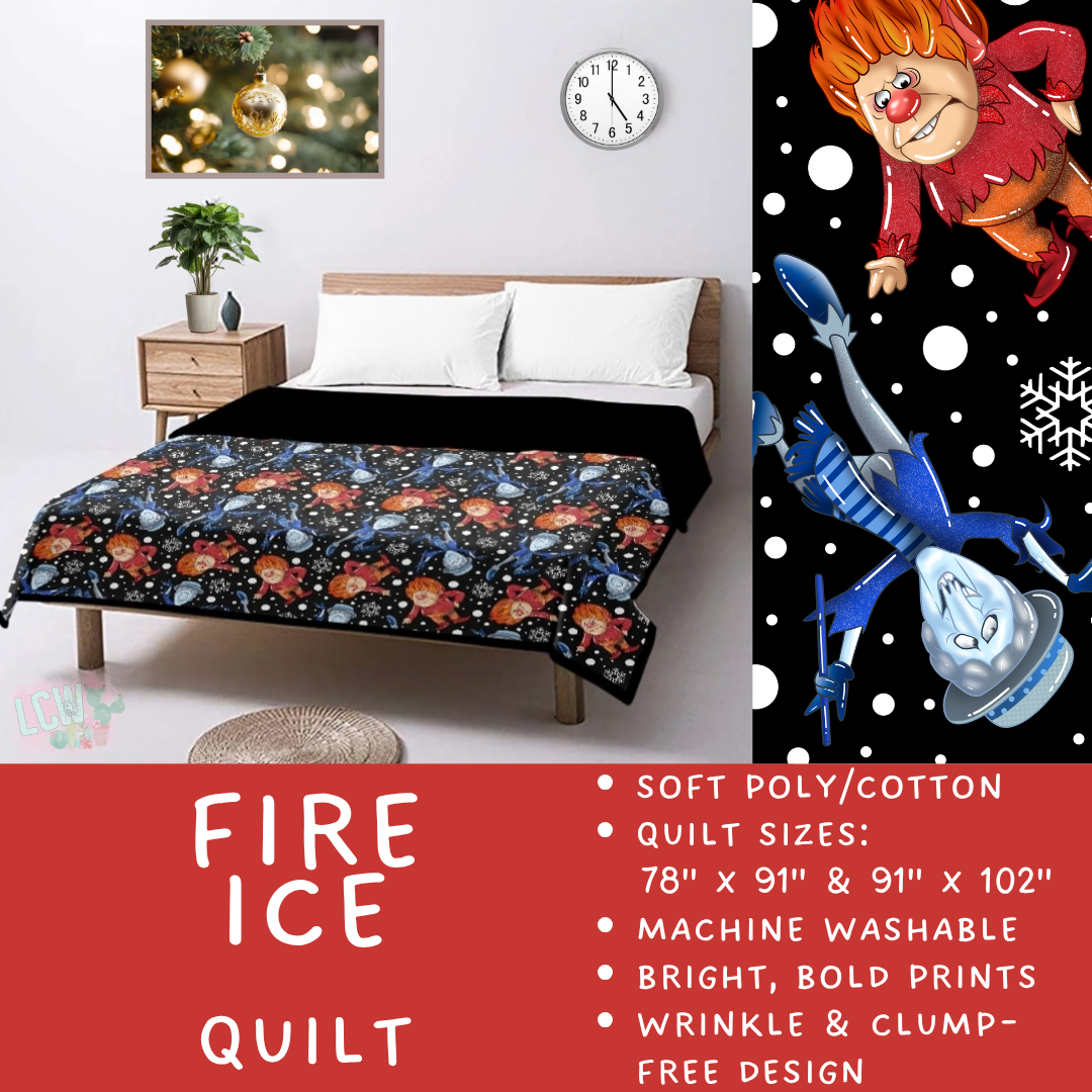 Batch #597 - Christmas Quilts - Closes 10/12 - ETA early Dec - Fire Ice Quilt