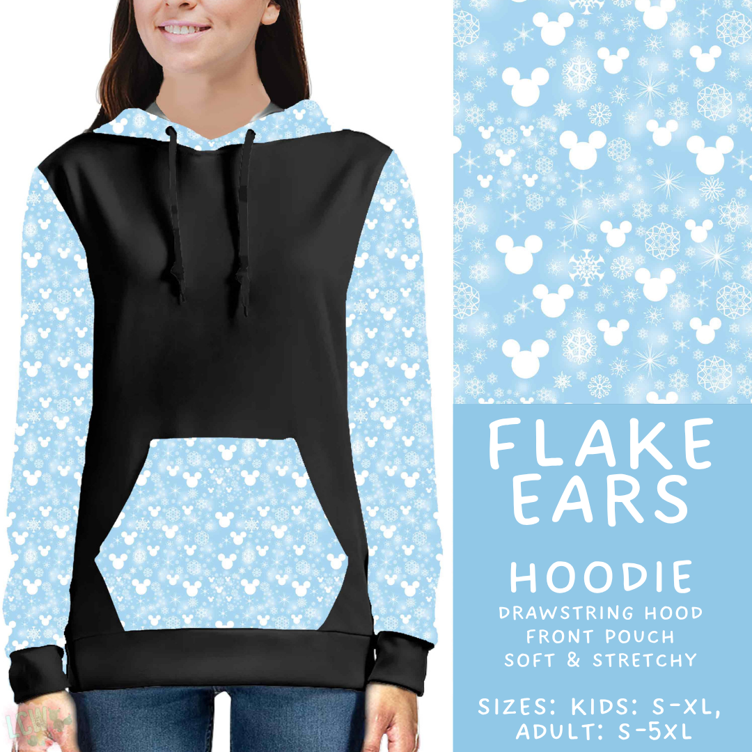 Batch #606 - Magical Character Winter - Closes 10/30 - ETA late Dec - Flake Ears Hoodie