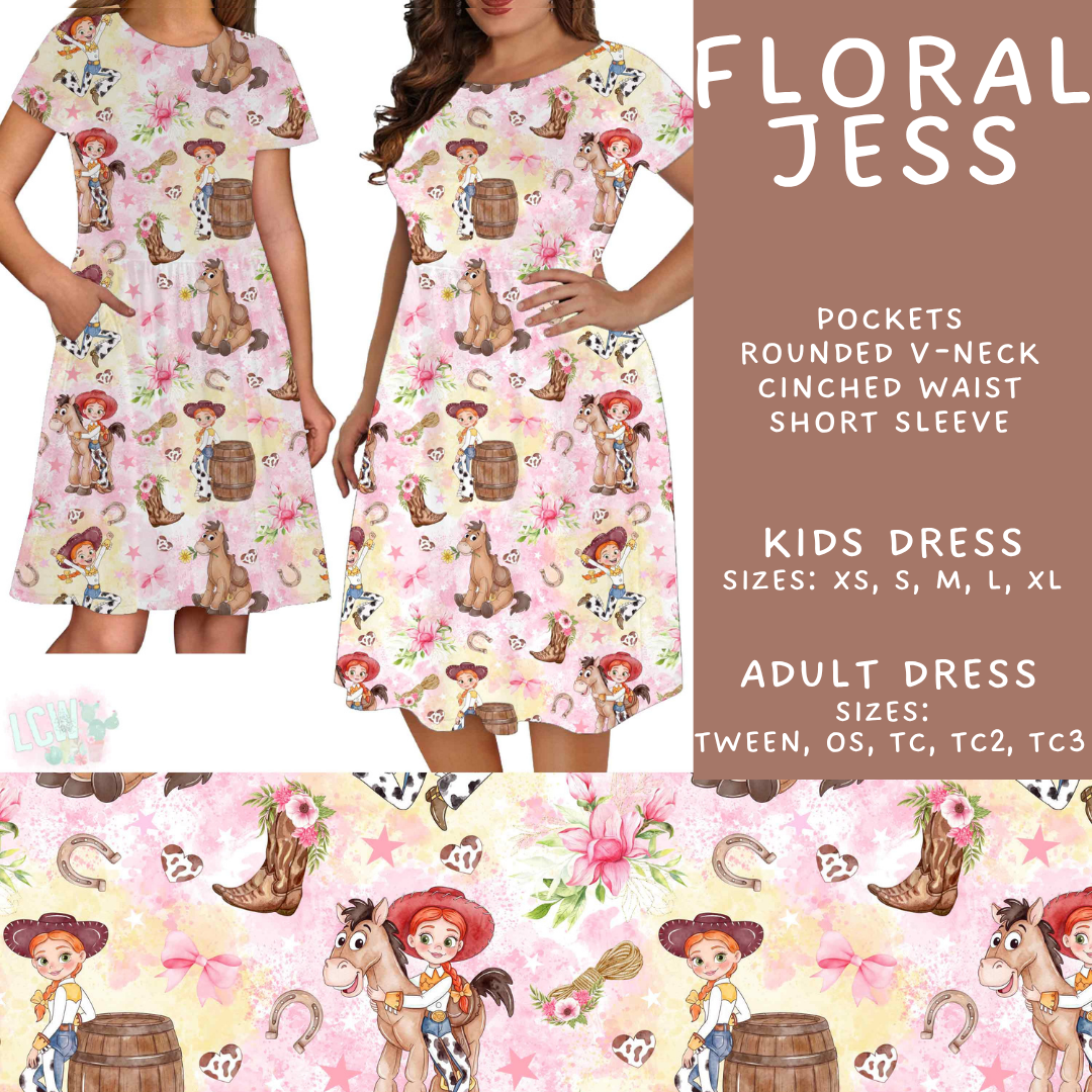 Batch #585 - Magical Faves 24 - Closes 9/14 - ETA mid Nov - Floral Jess Adult & Kids Dresses