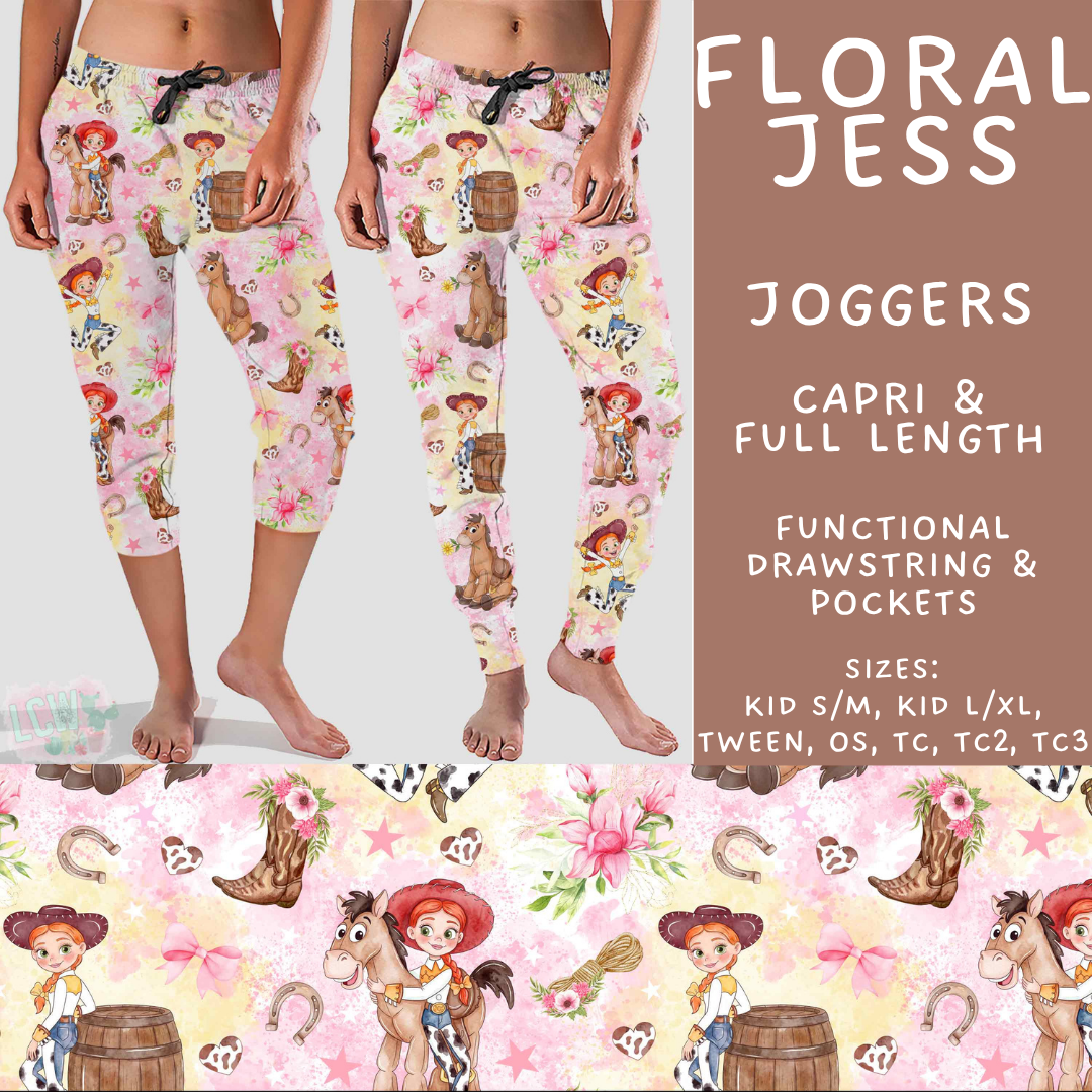 Batch #585 - Magical Faves 24 - Closes 9/14 - ETA mid Nov - Floral Jess Full and Capri Length Joggers