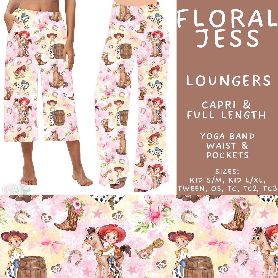 Batch #585 - Magical Faves 24 - Closes 9/14 - ETA mid Nov - Floral Jess Capri and Full Length Loungers