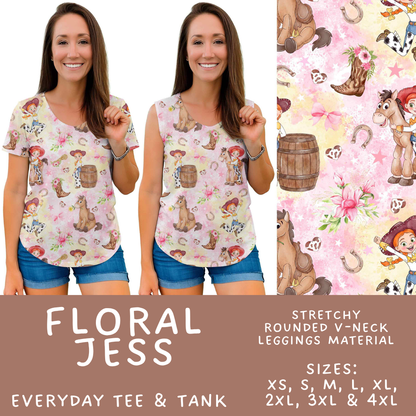 Batch #585 - Magical Faves 24 - Closes 9/14 - ETA mid Nov - Floral Jess Everyday Tank & Tee
