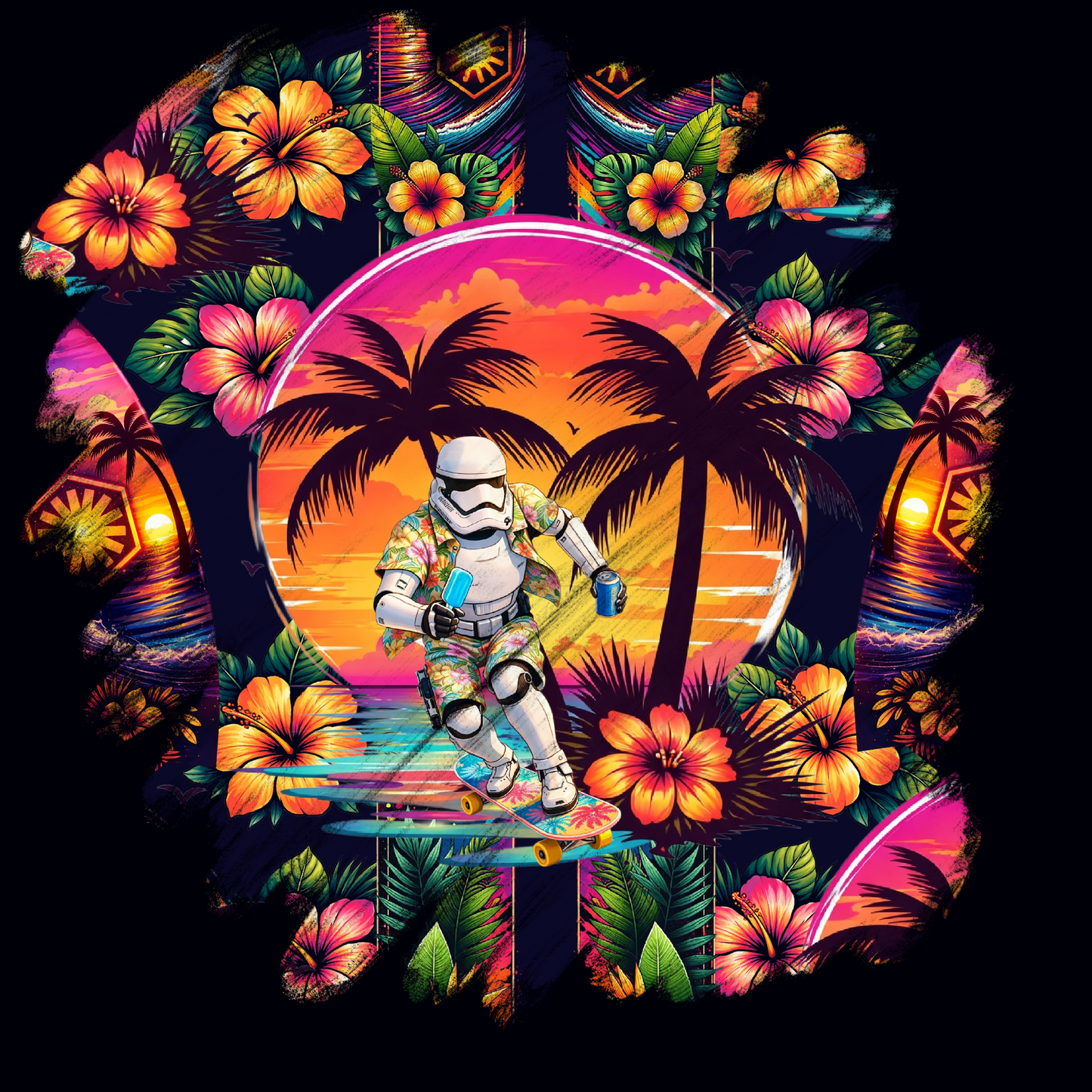 Skater FO Beach Towel 31"x71"