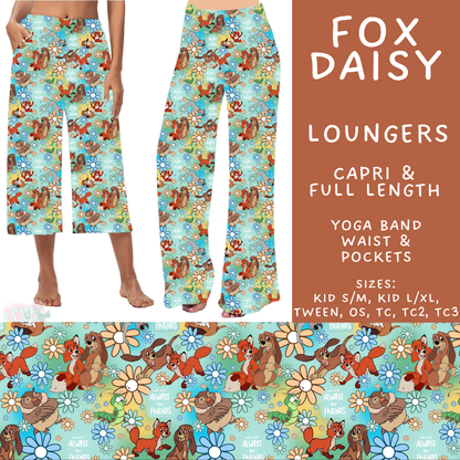 Batch #585 - Magical Faves 24 - Closes 9/14 - ETA mid Nov - Fox Daisy Capri and Full Length Loungers