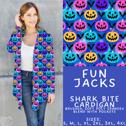 Batch #574 - HalloThanksMas - Closes 8/24 - ETA mid/late October - Fun Jacks Cardigan