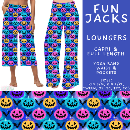 Batch #574 - HalloThanksMas - Closes 8/24 - ETA mid/late October - Fun Jacks Capri and Full Length Loungers