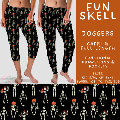 Batch #574 - HalloThanksMas - Closes 8/24 - ETA mid/late October - Fun Skell Full and Capri Length Joggers