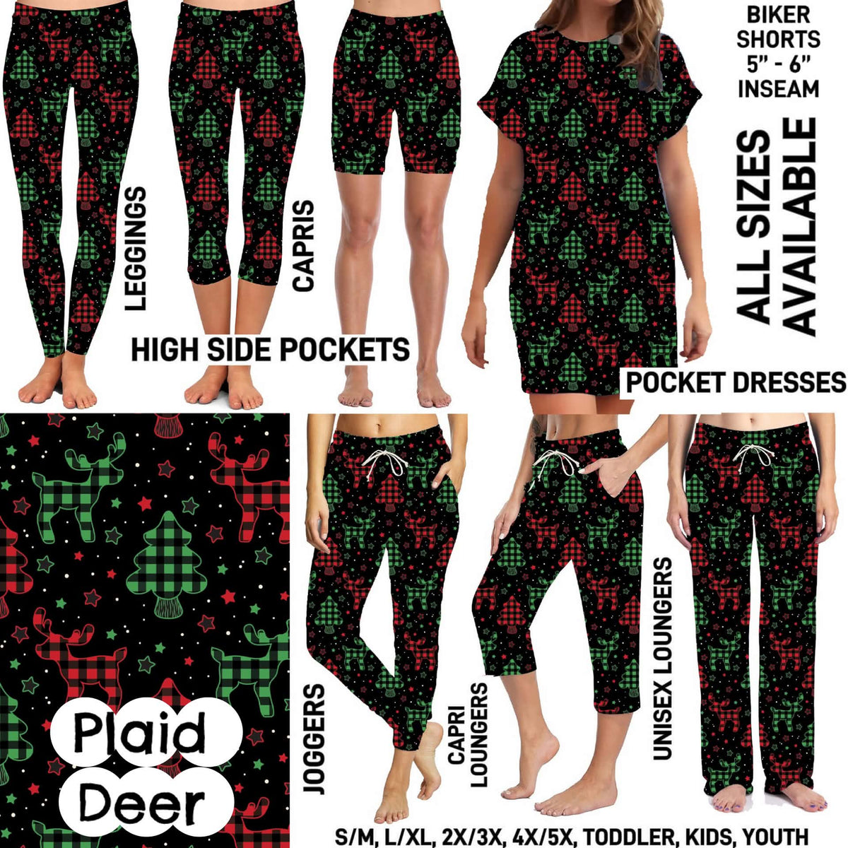 HJXM - Plaid Deer - Preorder Closing 9/27 ETA: Mid-Nov
