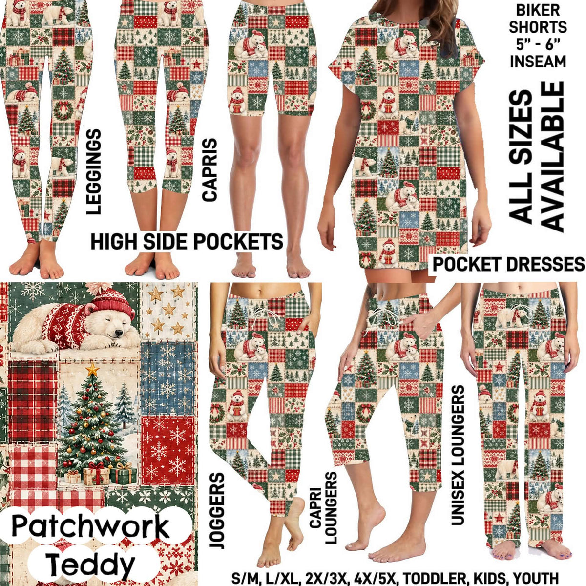 HJXM - Patchwork Teddy - Preorder Closing 9/27 ETA: Mid-Nov