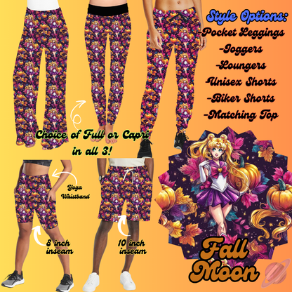 FALL MOON-BOTTOMS PREORDER-SOFT CLOSE 8/7-HARD CLOSE 8/9