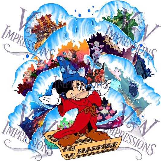 The Sorcerer Digital Files PNG, SVG, Seamless Pattern, Sublimation & DTF