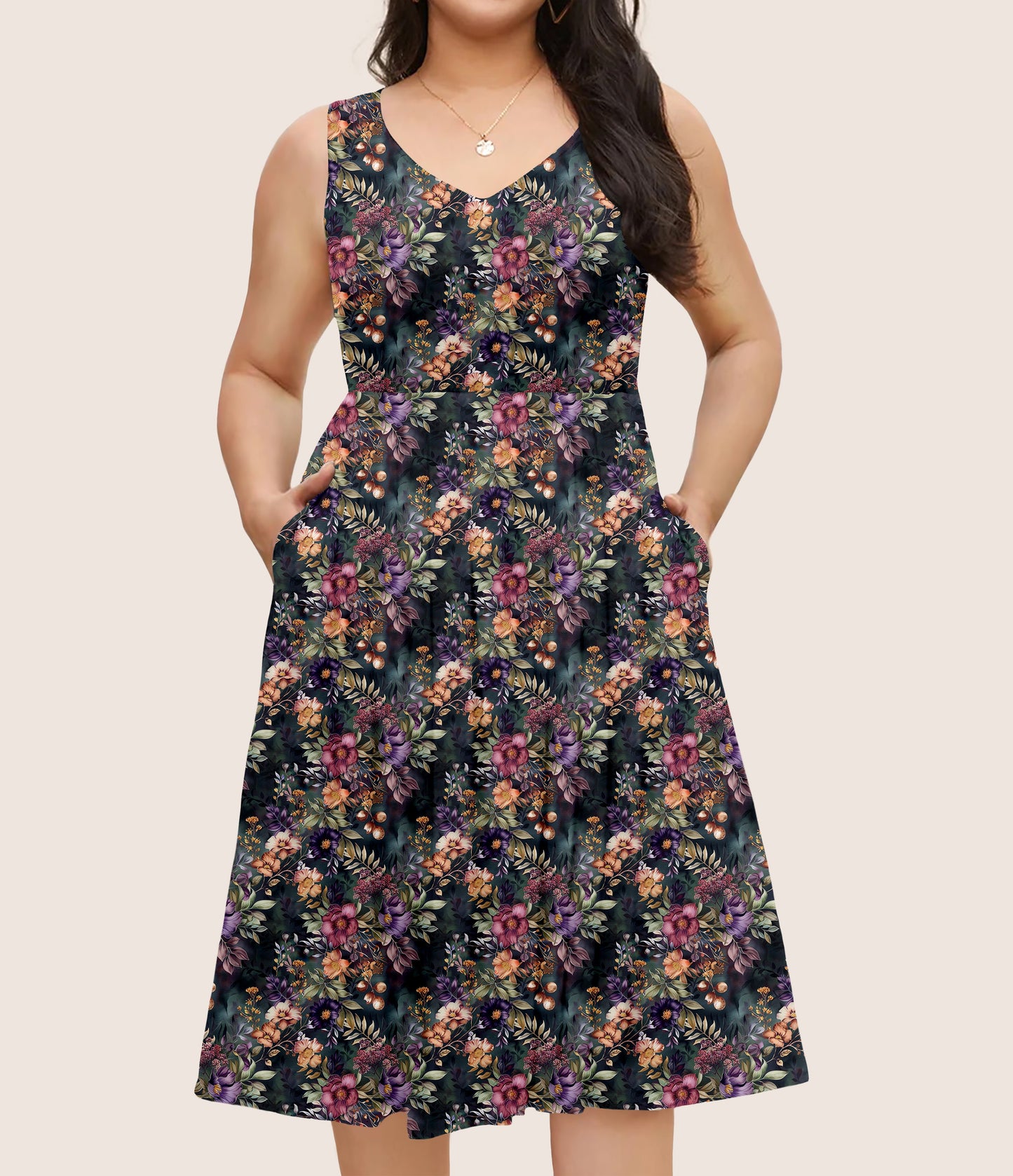 RTS - Fantasy Blooms Pocket Dress