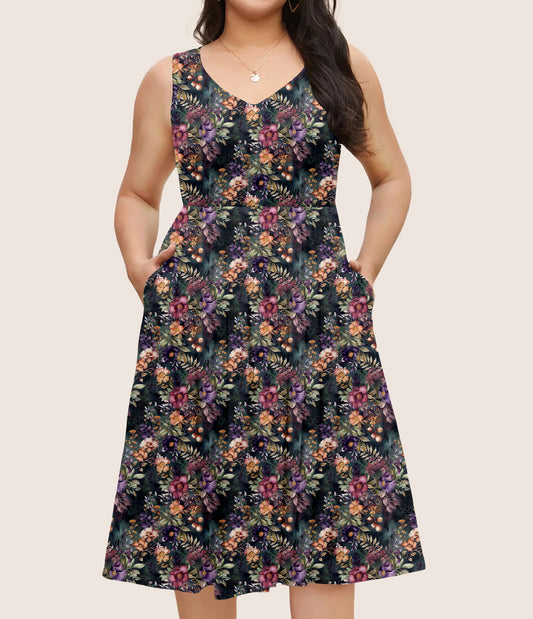 RTS - Fantasy Blooms Pocket Dress