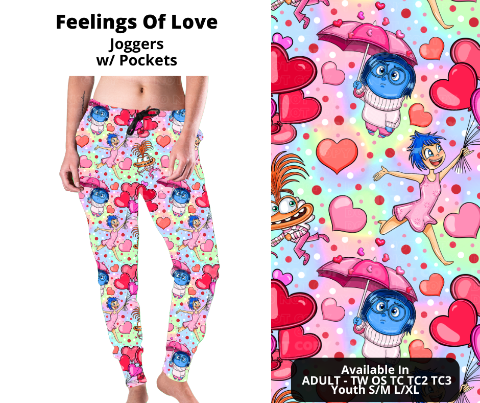 Preorder! Closes 11/28. ETA Feb. Feelings of Love Joggers