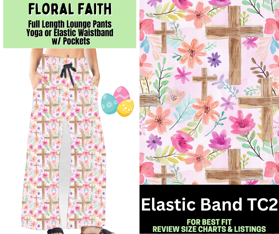 Floral Faith Full Length Lounge Pants