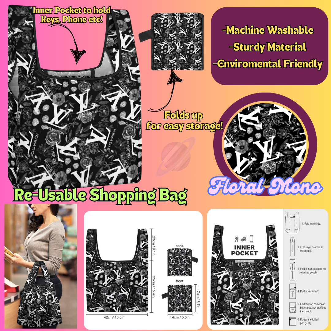 FLORAL MOON - Re-Usable Shopping Bags PREORDER Closing 1/15