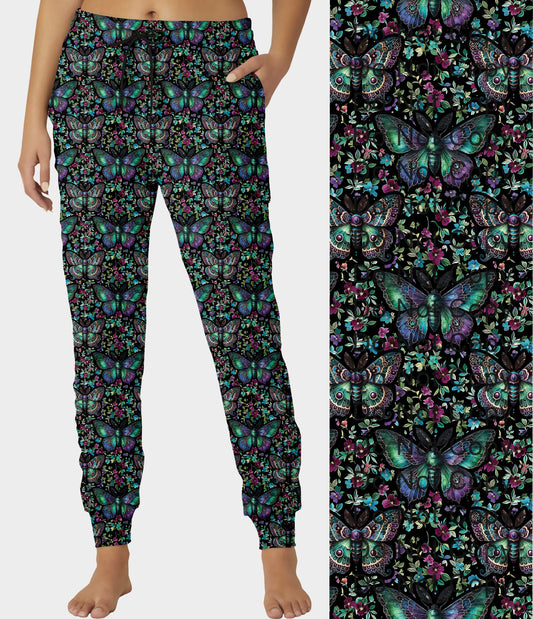 RTS - Floral Moth Joggers
