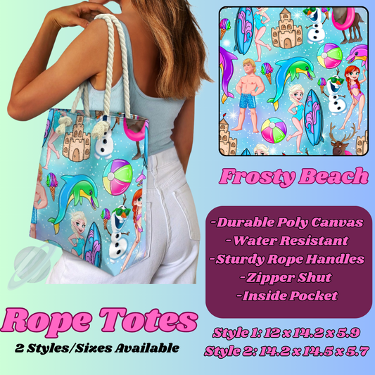 FROSTY BEACH-ROPE TOTE PREORDER CLOSING 5/6