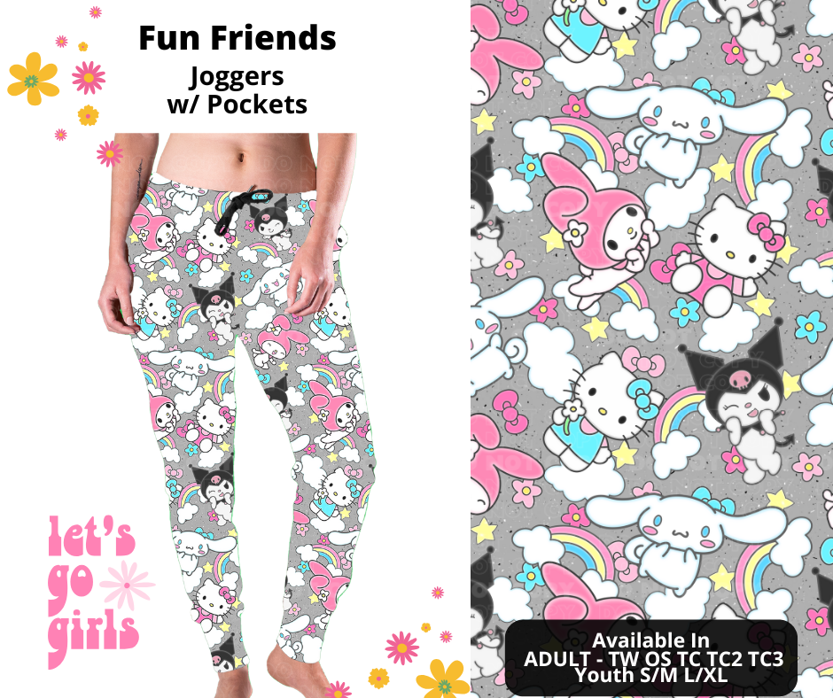 Preorder! Closes 12/16. ETA Feb. Fun Friends Joggers