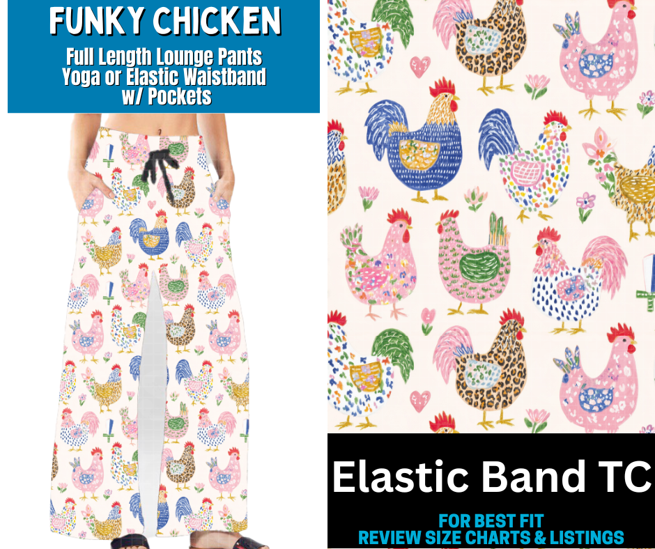 Funky Chicken Full Length Lounge Pants