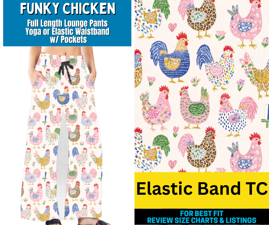 Funky Chicken Full Length Lounge Pants