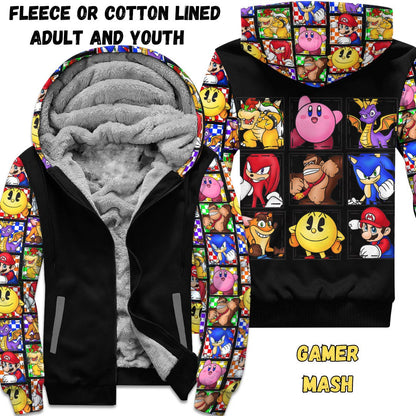 JACKET RUN 14-GAMER MASH-FLEECE OR COTTON LINER-PREORDER CLOSING 12/16
