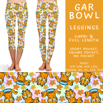 Batch #601 - Cool Characters 19 - Closes 10/21 - ETA mid Dec - Gar Bowl Full and Capri Length Leggings