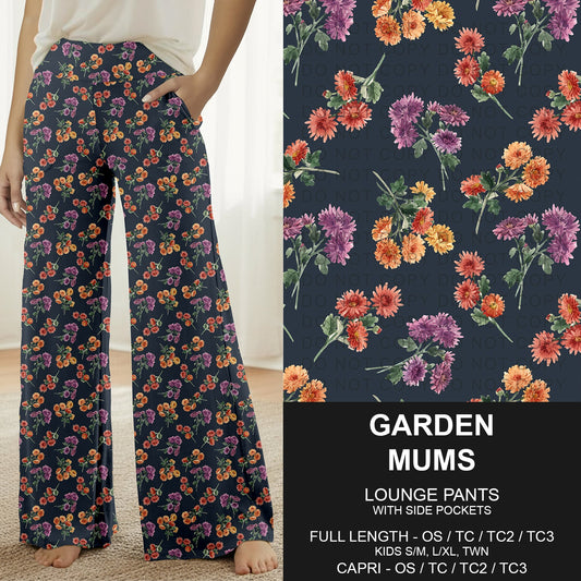 B308 - Preorder Garden Mums Lounge Pants (Closes 8/16. ETA: late Oct.)