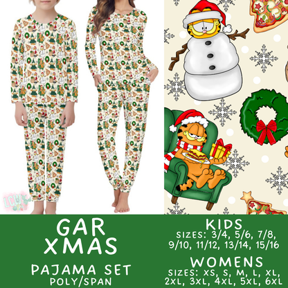 Batch #584 - Christmas Family Pajamas - Closes 9/11 - ETA mid Nov - Gar Xmas Womens & Kids Pajama Set