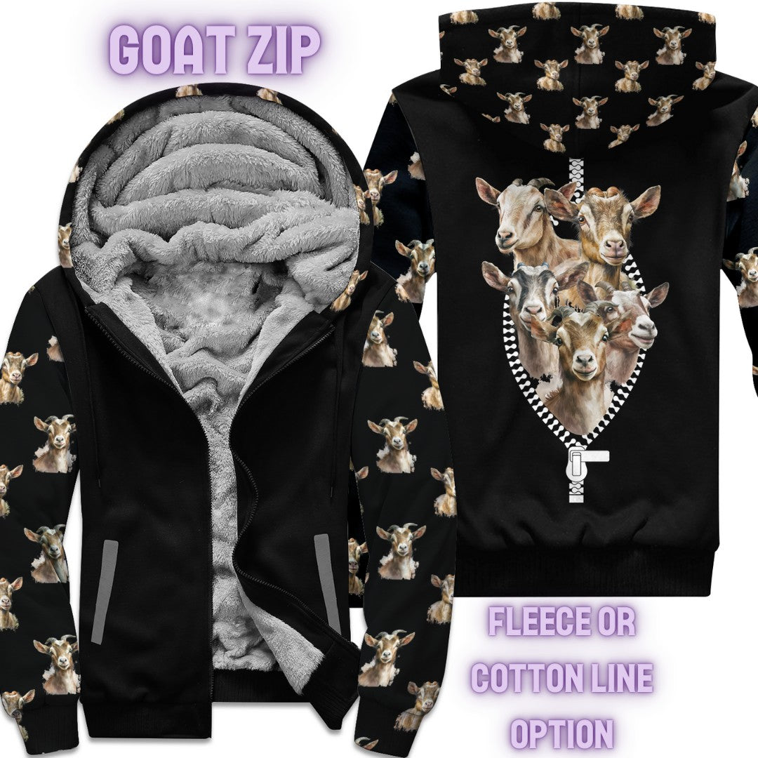 JACKET RUN 14-GOAT ZIP-FLEECE OR COTTON LINER-PREORDER CLOSING 12/16