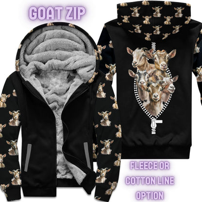 JACKET RUN 14-GOAT ZIP-FLEECE OR COTTON LINER-PREORDER CLOSING 12/16