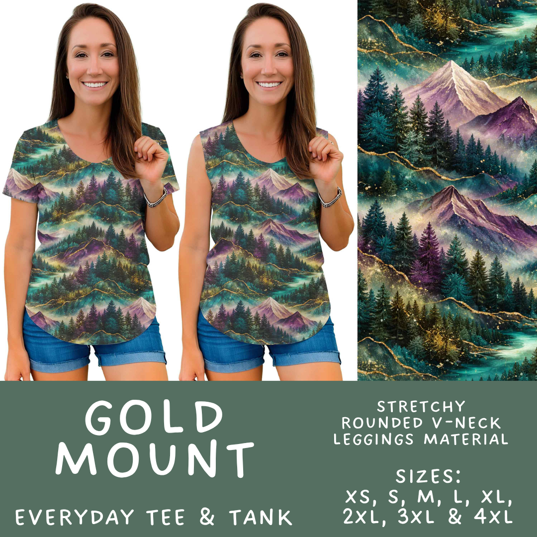 Batch #603 - September Request Run - Closes 10/26 - ETA mid/late Dec - Gold Mount Everyday Tank & Tee