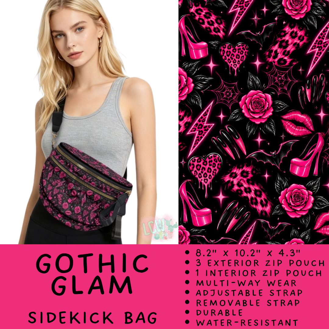 Batch #604 - Sidekick Bag 3 - Closes 10/26 - ETA mid/late Dec - Gothic Glam Sidekick Bag