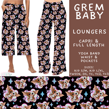 Batch #589 - August Request Run - Closes 9/23 - ETA mid/late Nov - Grem Baby Capri and Full Length Loungers