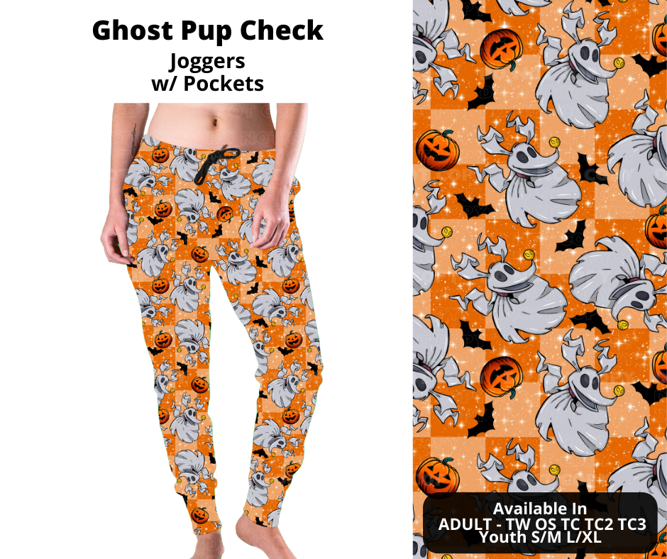 Ghost Pup Check Joggers