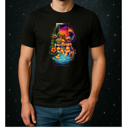 Space Ladies Vac T-shirt (Design 2)