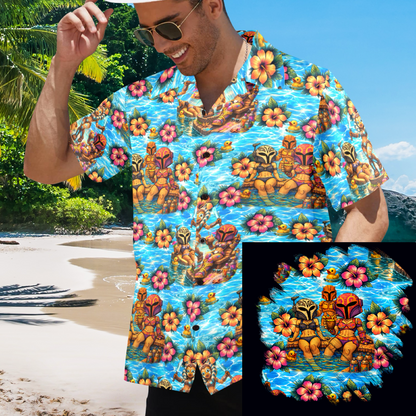 Space Ladies Hawaiian Shirt