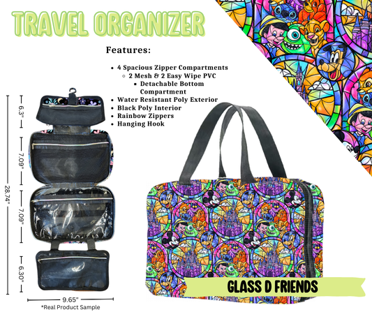 Glass D Friends Travel Organizer