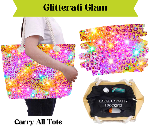 Glitterati Glam Carry All Tote