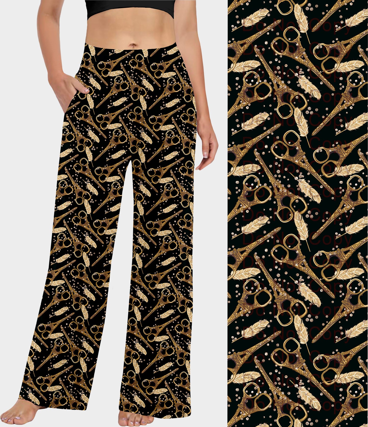 RTS - Golden Scissors Lounge Pants