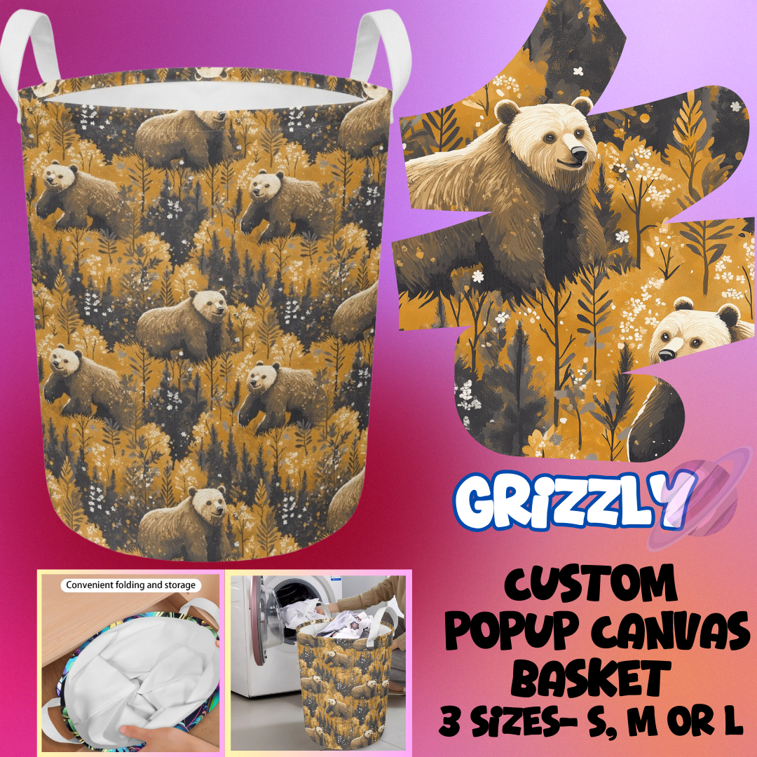 GRIZZLY- STORAGE BASKETS 6- PREORDER CLOSING 5/4