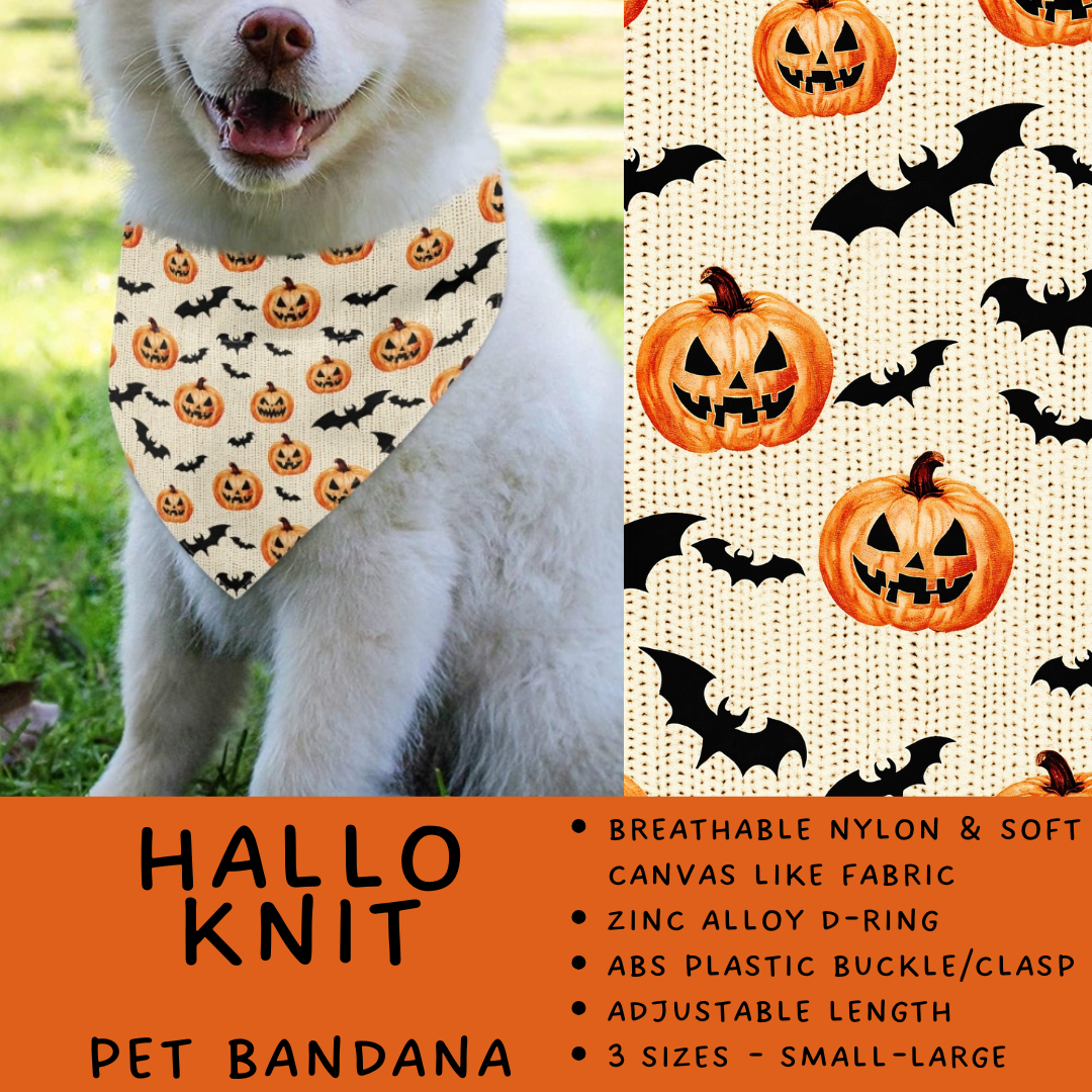 Batch #576 - Pet Gear 2 - Closes 8/28 - ETA late October - Hallo Knit Pet Bandana