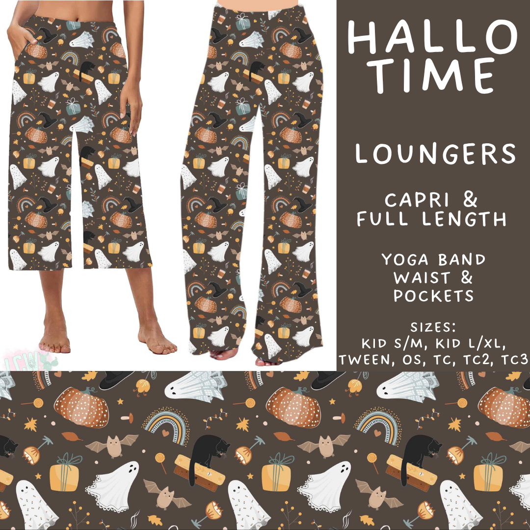 Batch #574 - HalloThanksMas - Closes 8/24 - ETA mid/late October - Hallo Time Capri and Full Length Loungers