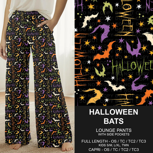 B295 - Preorder Halloween Bats Lounge Pants (Closes 6/14. ETA: late Aug.)